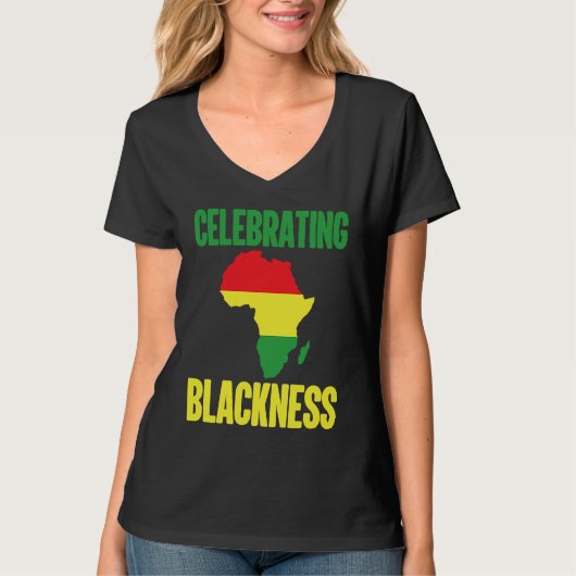 Black History Month Decorations Celebrating Blackn T-Shirt (Vorderseite)