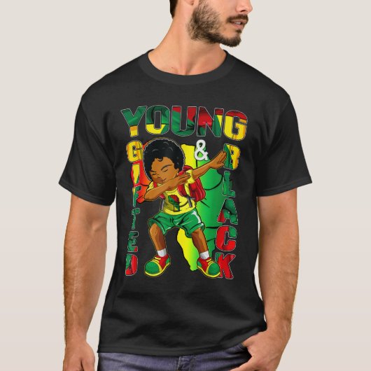 Black History Month Decorations Top Young Gifted B (Vorderseite)