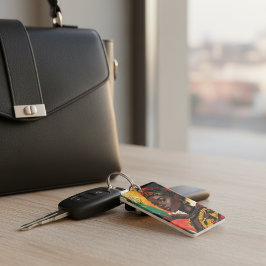 Black History Month Divine Queen Spirit Art Schlüsselanhänger