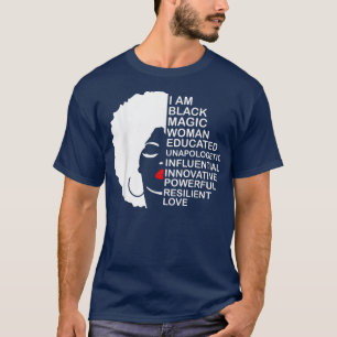 Black History Month Educated Motivierte Melanated T-Shirt