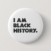 Black History Month entwirft afrikanische Grafik Button (Vorderseite)