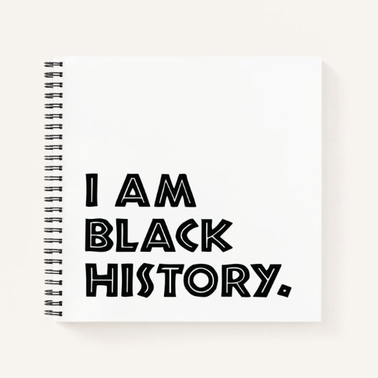 Black History Month entwirft afrikanische Grafik Notizblock (Vorderseite)