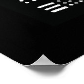 Black History Month entwirft afrikanische Grafik Poster (Ecke)