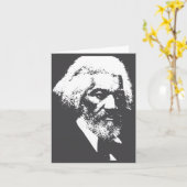 Black History Month Erick Dougl Silhouette T S Karte (Gelbe Blume)