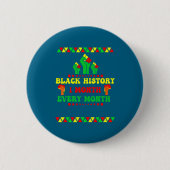 Black History Month Every Month  Button (Vorderseite)