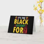 Black History Month Folded Grußkarte Karte (Gelbe Blume)