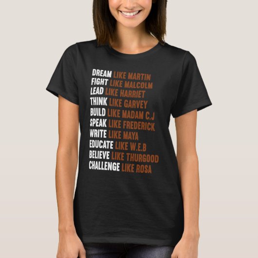 Black history month for women T-Shirt (Vorderseite)
