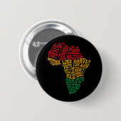 Black History Month Führer Black History Monat Button (Vorne & Hinten)