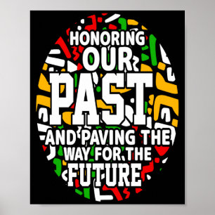 Black History Month Gedenken an unsere Vergangenhe Poster