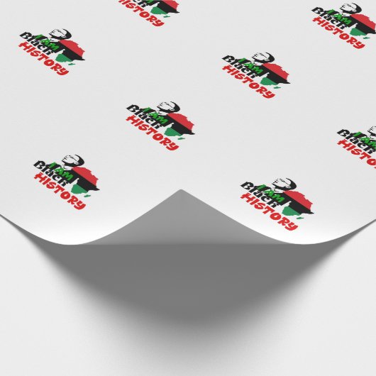 BLACK HISTORY MONTH GESCHENKPAPIER (Ecke)