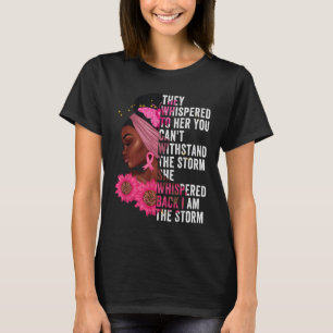 Black History Month Girl I'be the Strong African Q T-Shirt