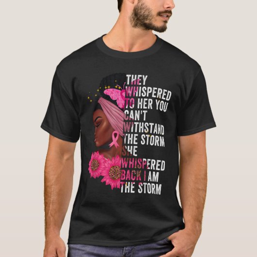 Black History Month Girl I'be the Strong African Q T-Shirt (Vorderseite)