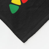 Black History Month Glaube an Erfolg Melani Fleecedecke (Ecke)
