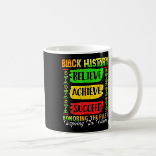Black History Month Glaube an Erfolg Melani Kaffeetasse