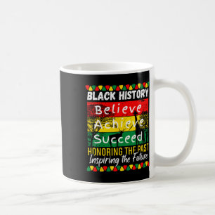 Black History Month Glaube an Erfolg Melani Kaffeetasse