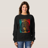 Black History Month God Says I Am Black Melanin Gi Sweatshirt (Vorne ganz)