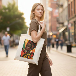 Black History Month Heritage Queen Spirit Art Tragetasche