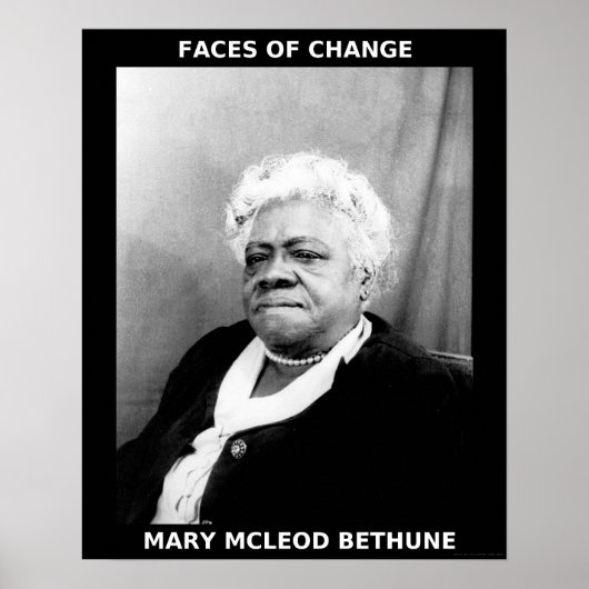 Black History Month Heroes - Mary McLeod Bethune Poster (Vorne)
