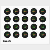 Black History Month Ich bin Black History Sticker (Blatt)