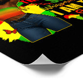Black History Month Ich bin der Sturm Schwarze Afr Poster (Ecke)