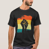 Black History Month Inspiring Black Leaders Power  T-Shirt (Vorderseite)