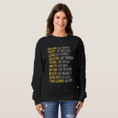 Black History Month Kids Proud African Pride Black Sweatshirt (Vorne ganz)