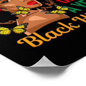 Black History Month Live It Learn it Make it 365 D Poster (Ecke)
