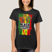 Black History Month Melanin Afro African Pride Men T-Shirt (Vorderseite)