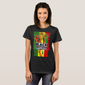 Black History Month Melanin Afro African Pride Men T-Shirt (Vorne ganz)