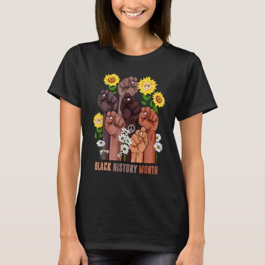 Black History Month Melanin Afro African Pride Men T-Shirt (Vorderseite)