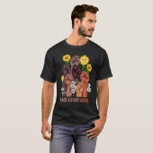 Black History Month Melanin Afro African Pride Men T-Shirt (Vorne ganz)