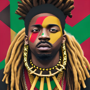 Black History Month Melanin King Bruh Bro Brother Magnetkarte