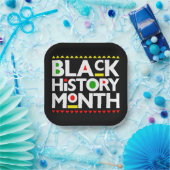 Black History Month Melanin King Queen Sista Bruh Pappteller (Party)