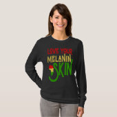 Black History Month Melanin Love Family & Communit T-Shirt (Vorne ganz)