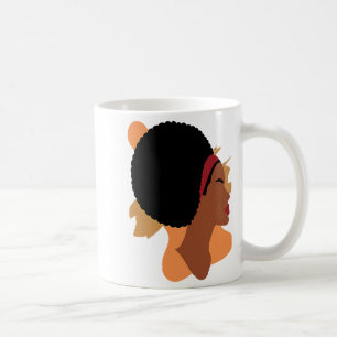 Black History Month Minimalistin Königin Melanin B Kaffeetasse