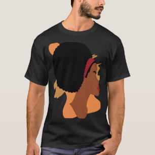 Black History Month Minimalistin Königin Melanin B T-Shirt