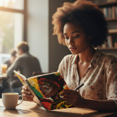 Black History Month Noble Queen Spirit Art Notizblock