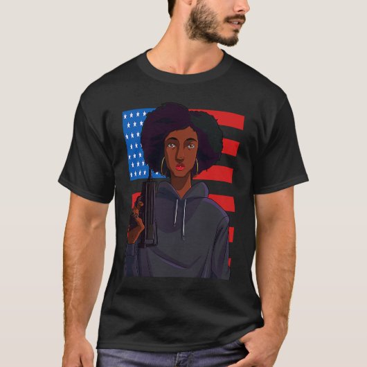 Black History Month Panther Party T-Shirt (Vorderseite)