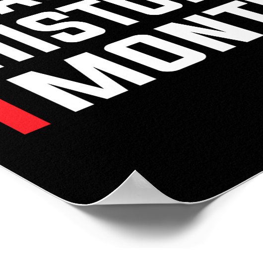 Black History Month Poster (Ecke)