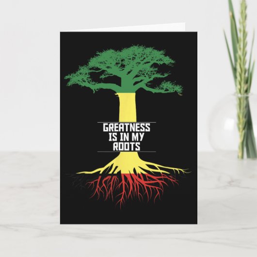 Black History Month Pride African American History Karte (Vorderseite)