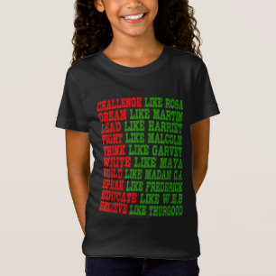 Black History Month Prix Black Power Führer T-Shirt