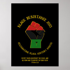 BLACK HISTORY MONTH Resistance 2023 Poster