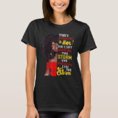 Black History Month Shirt African Woman Afro I Am (Vorderseite)