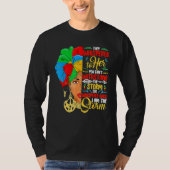 Black History Month Shirt African Woman Afro I Am (Vorderseite)