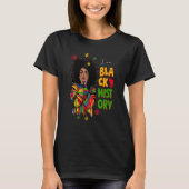 Black History Month Shirt Girls African Woman Afro (Vorderseite)