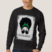 Black History Month Social Worker Black Education Sweatshirt (Vorderseite)