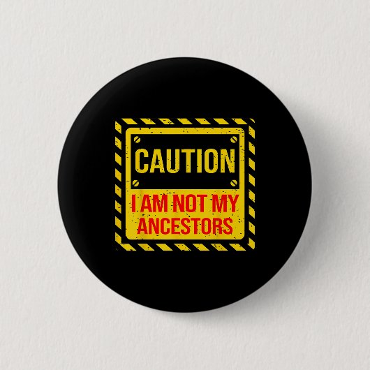 Black History Month, solange ich schwarz bin, bin Button (Vorderseite)