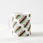 BLACK HISTORY MONTH Stilvolles BHM Kaffeetasse (Vorderseite Links)