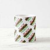 BLACK HISTORY MONTH Stilvolles BHM Kaffeetasse (Mittel)