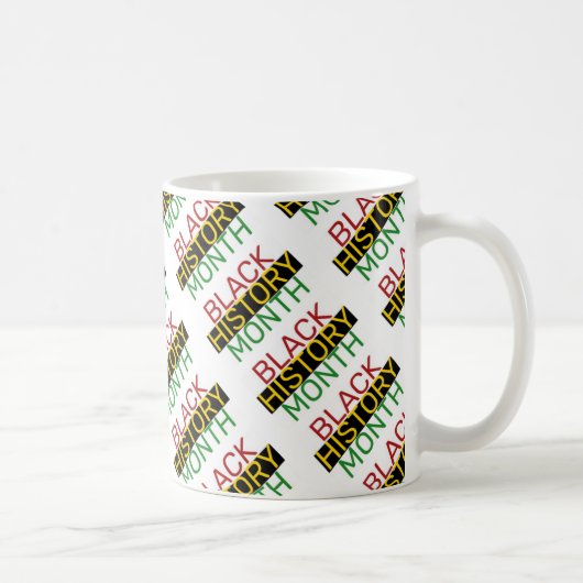 BLACK HISTORY MONTH Stilvolles BHM Kaffeetasse (Rechts)